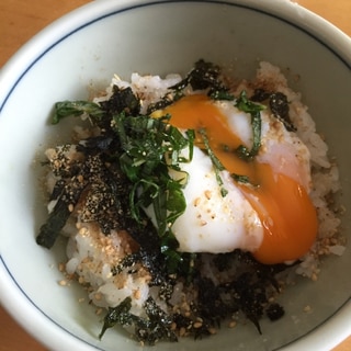 温泉卵の簡単丼